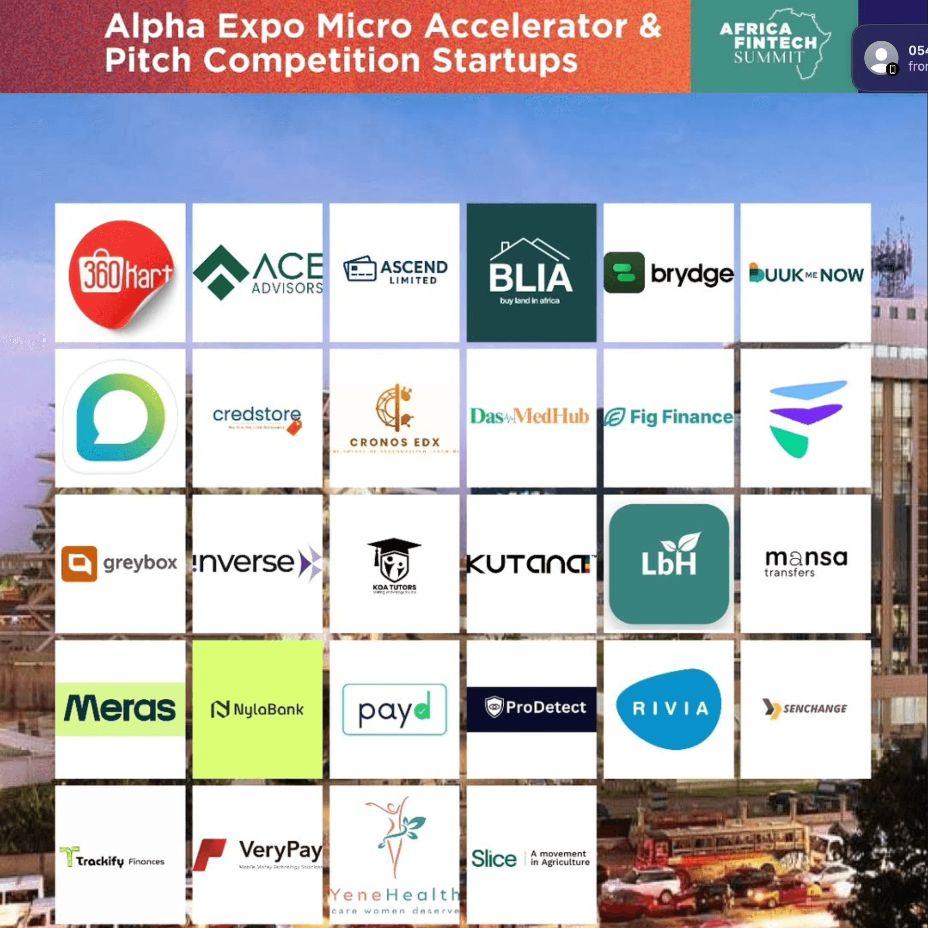 Trackify in pitch competition at AFTS Accra